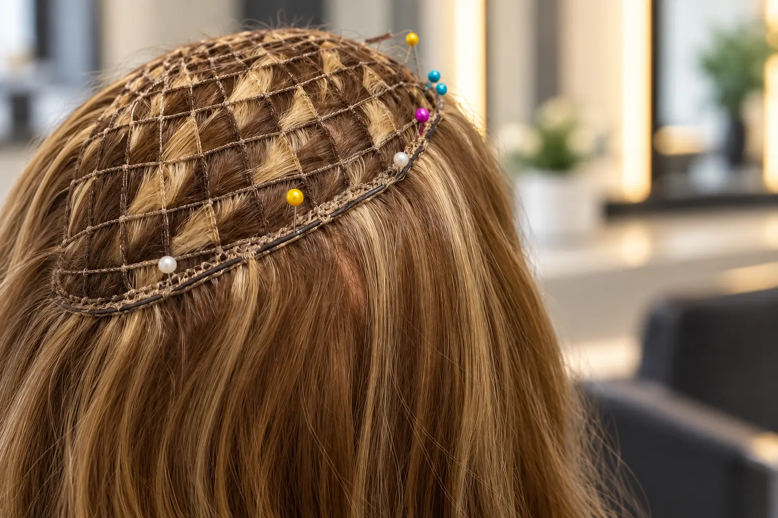 Hairdreams MicroLines Topper System integration for crown and part-line coverage