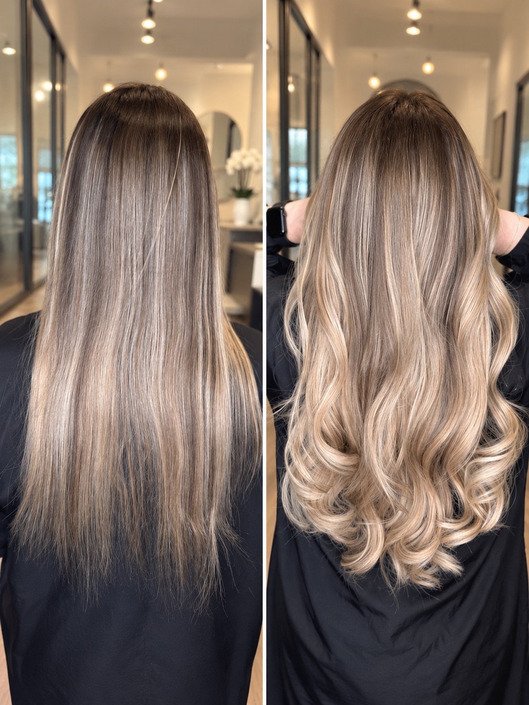 K-Tip (Fusion) Hair Extensions add natural-looking volume and fullness with long-lasting, low-maintenance results.